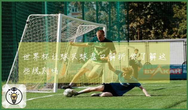 世界杯让球买球盘口解析 你了解这些规则吗